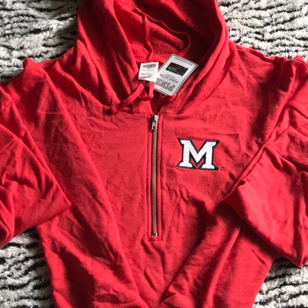 M Redhawks Half Zip Hoodie
